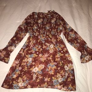 Dresses - Floral bell sleeve dress Dresses - Floral bell sleeve dress